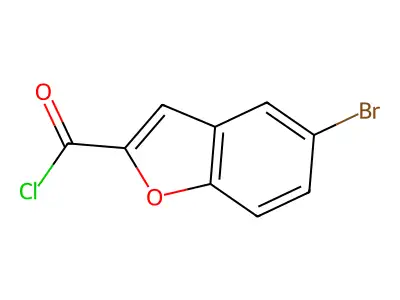 5-Bromobenzo[b]furan-2-carbonyl chloride structure