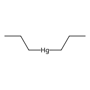 Dipropylmercury structure