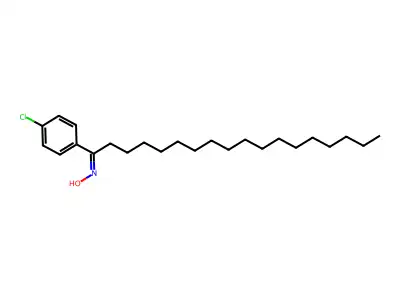 N-[1-(4-氯苯基)十八亚基]羟胺 structure