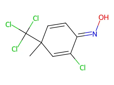 (NE)-N-[2-chloro-4-methyl-4-(trichloromethyl)cyclohexa-2,5-d structure