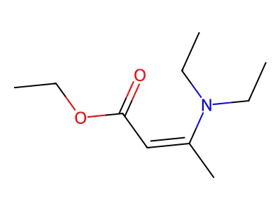 ethyl (Z)-3-(diethylamino)but-2-enoate structure