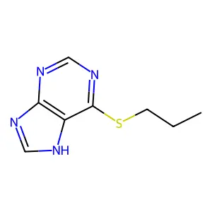 6-(Propylthio)purine structure