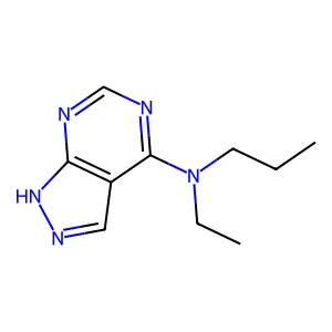 N-ethyl-N-propyl-1H-pyrazolo[5,4-d]pyrimidin-4-amine structure