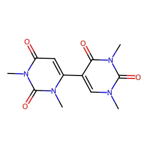 [4,5'-Bipyrimidine]-2,2',4',6(1H,1'H,3H,3'H)-tetrone, 1,1',3,3'-tetramethyl- structure