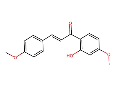 (E)-1-(2-Hydroxy-4-Methoxyphenyl)-3-(4-Methoxyphenyl)Prop-2-En-1-One structure