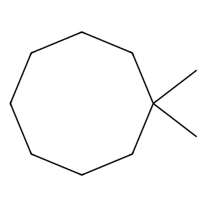 Cyclooctane, 1,1-dimethyl structure