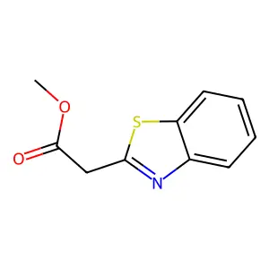 Methyl (1,3-benzothiazol-2-yl)acetate structure
