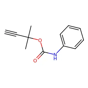 苯氨基甲酸-1,1-二甲基-2-丙炔酯 structure