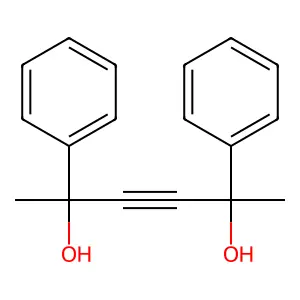 2,5-Diphenylhex-3-yne-2,5-diol structure