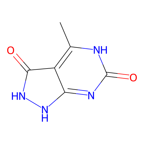 6-Hydroxy-4-methyl-1,2-dihydro-3H-pyrazolo[3,4-d]pyrimidin-3-one structure