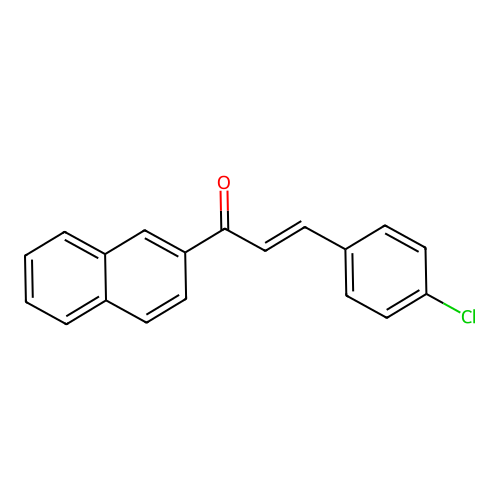(2E)-3-(4-Chlorophenyl)-1-(naphthalen-2-YL)prop-2-EN-1-one structure
