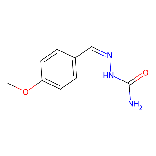 [(Z)-(4-methoxyphenyl)methylideneamino]urea structure