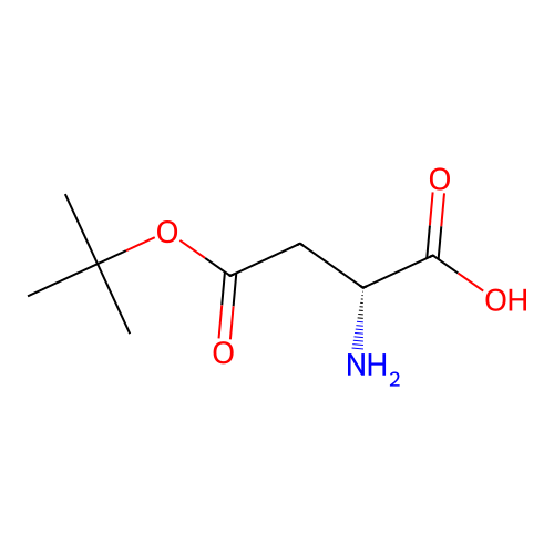 (2R)-2-amino-4-(tert-butoxy)-4-oxobutanoic acid structure