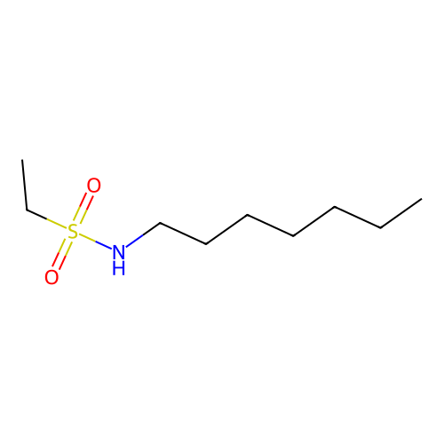 N-heptylethanesulfonamide structure