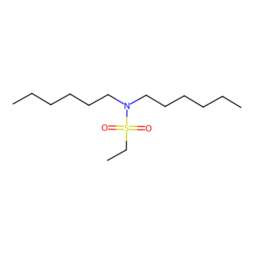 N,N-dihexylethanesulfonamide structure