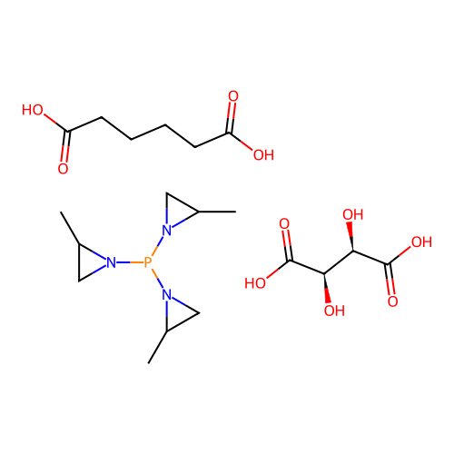 (C9-H18-N3-O-P.C6-H10-O4.C4-H6-O6)x- structure