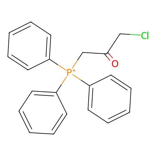 Triphenylchloroacetonylphosphorane structure