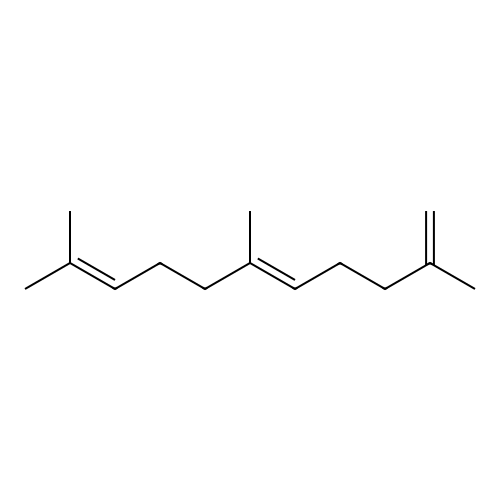 2,6,10-Trimethyl-1,5,9-undecatriene structure