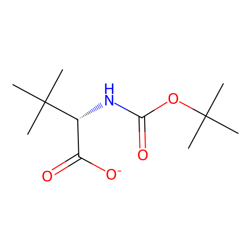 2-{[tert-Butoxy(hydroxy)methylidene]amino}-3,3-dimethylbutanoate structure