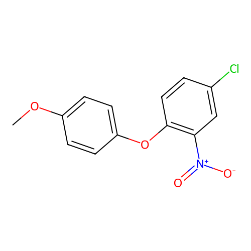 4-Chloro-1-(4-methoxy-phenoxy)-2-nitro-benzene structure