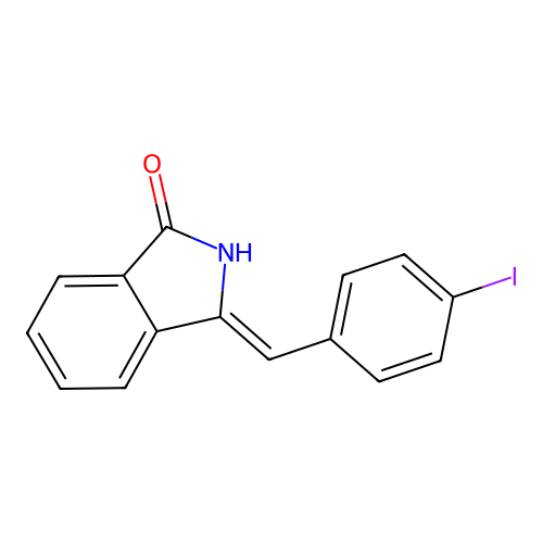 3-[(4-Iodophenyl)methylidene]isoindol-1-one structure