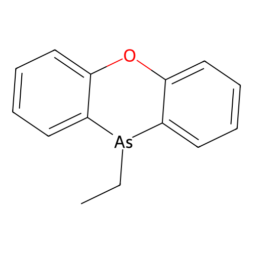 10-Ethyl-10h-phenoxarsinine structure