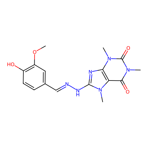 8-[2-[(Z)-(3-methoxy-4-oxocyclohexa-2,5-dien-1-ylidene)methy structure