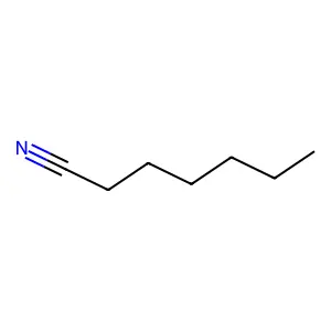 Heptanenitrile structure