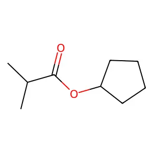 Cyclopentyl isobutyrate structure