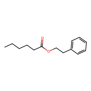 Phenethyl hexanoate structure