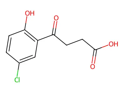 4-(5-Chloro-2-hydroxyphenyl)-4-oxobutanoic acid structure
