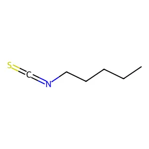 Amyl isothiocyanate structure