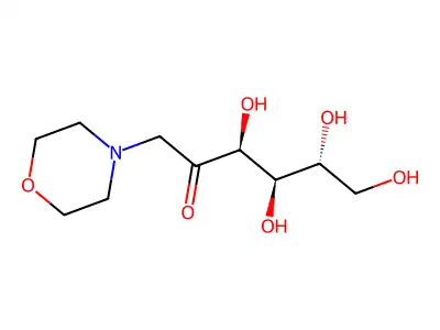 3,4,5,6-Tetrahydroxy-1-morpholin-4-ylhexan-2-one structure