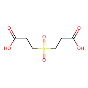 3,3'-磺酰基双(丙酸) structure