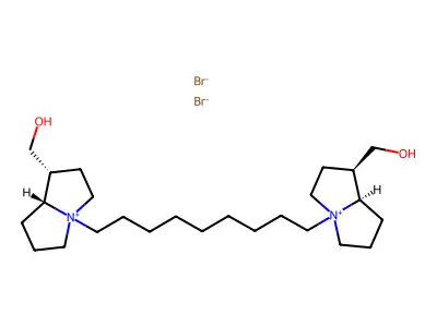 Lindelofidinium, 4,4'-(1,9-nonamethylene)bis-, dibromide structure