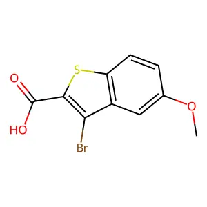 3-Bromo-5-methoxybenzo[b]thiophene-2-carboxylic acid structure
