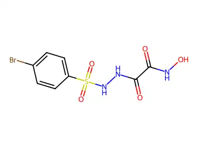 Semioxamazide, 5-hydroxy-1-(p-bromosulfonyl)- structure