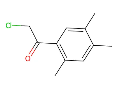 2-Chloro-1-(2,4,5-trimethylphenyl)ethan-1-one structure