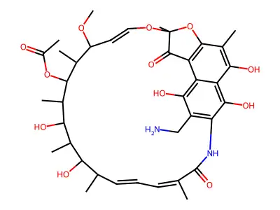 3-Aminomethylrifamycin SV structure