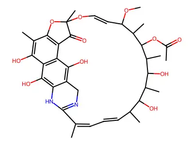 N,15-epi(methano(imino))rifamycin SV structure