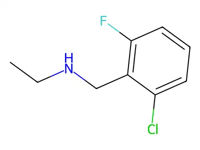 2-chloro-N-ethyl-6-fluoroaniline structure