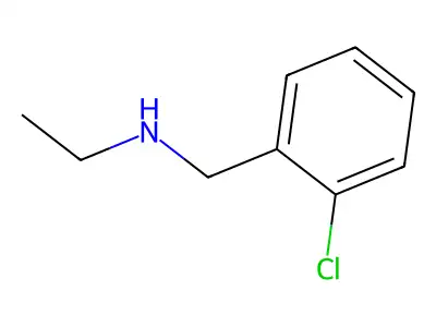 ((2-Chlorophenyl)methyl)(ethyl)amine structure