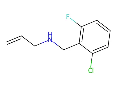 N-(2-Chloro-6-fluorobenzyl)-2-propen-1-amine structure