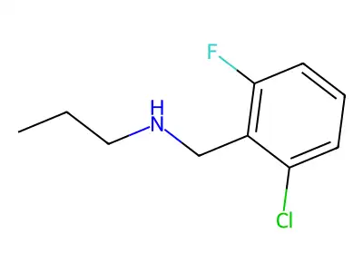 [(2-Chloro-6-fluorophenyl)methyl](propyl)amine structure