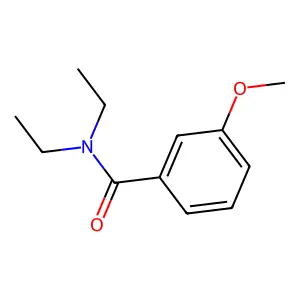 N,N-diethyl-3-methoxybenzamide structure