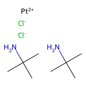 cis-Bis(isobutylammine)dichloroplatinum (II) structure