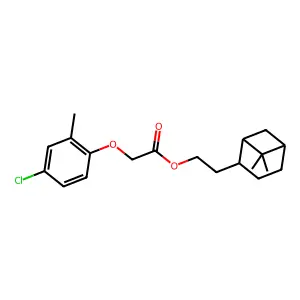Propanethiol, 2-((2-(3-methylcyclohexyl)butyl)amino)-, hydrogen sulfate (ester) structure