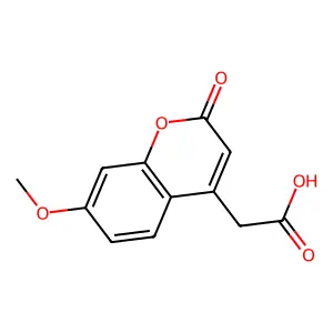 7-Methoxycoumarin-4-acetic acid structure