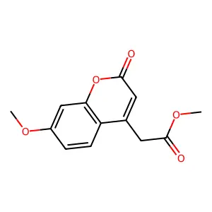 methyl (7-methoxy-2-oxo-2H-chromen-4-yl)acetate structure