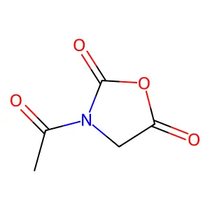 2,5-Oxazolidinedione, 3-acetyl- structure